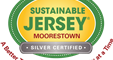 Sustainable Jersey silver certification badge.