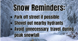 Snow Reminder