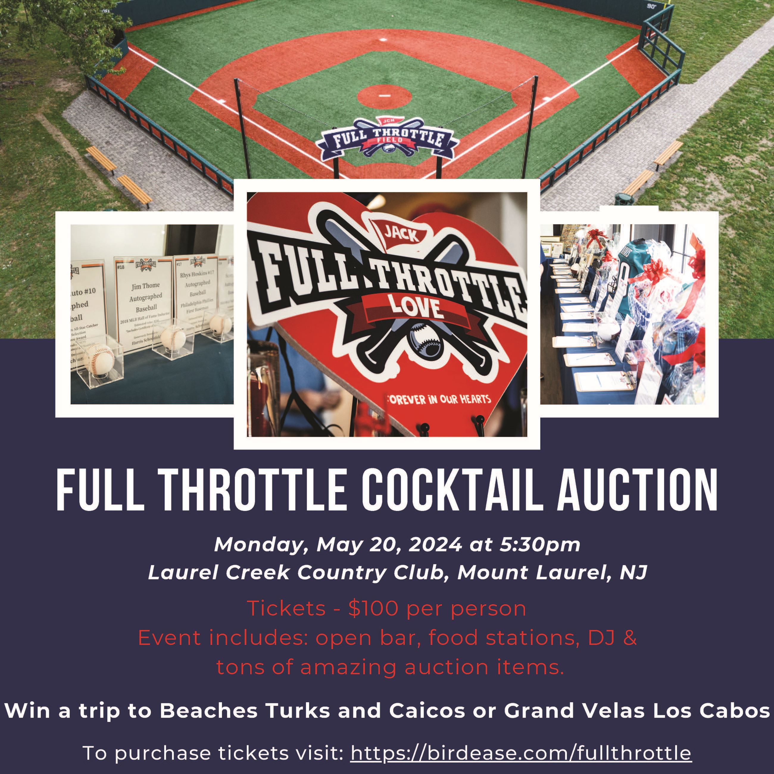 Full Throttle Cocktail Party 2024 advertisement. 