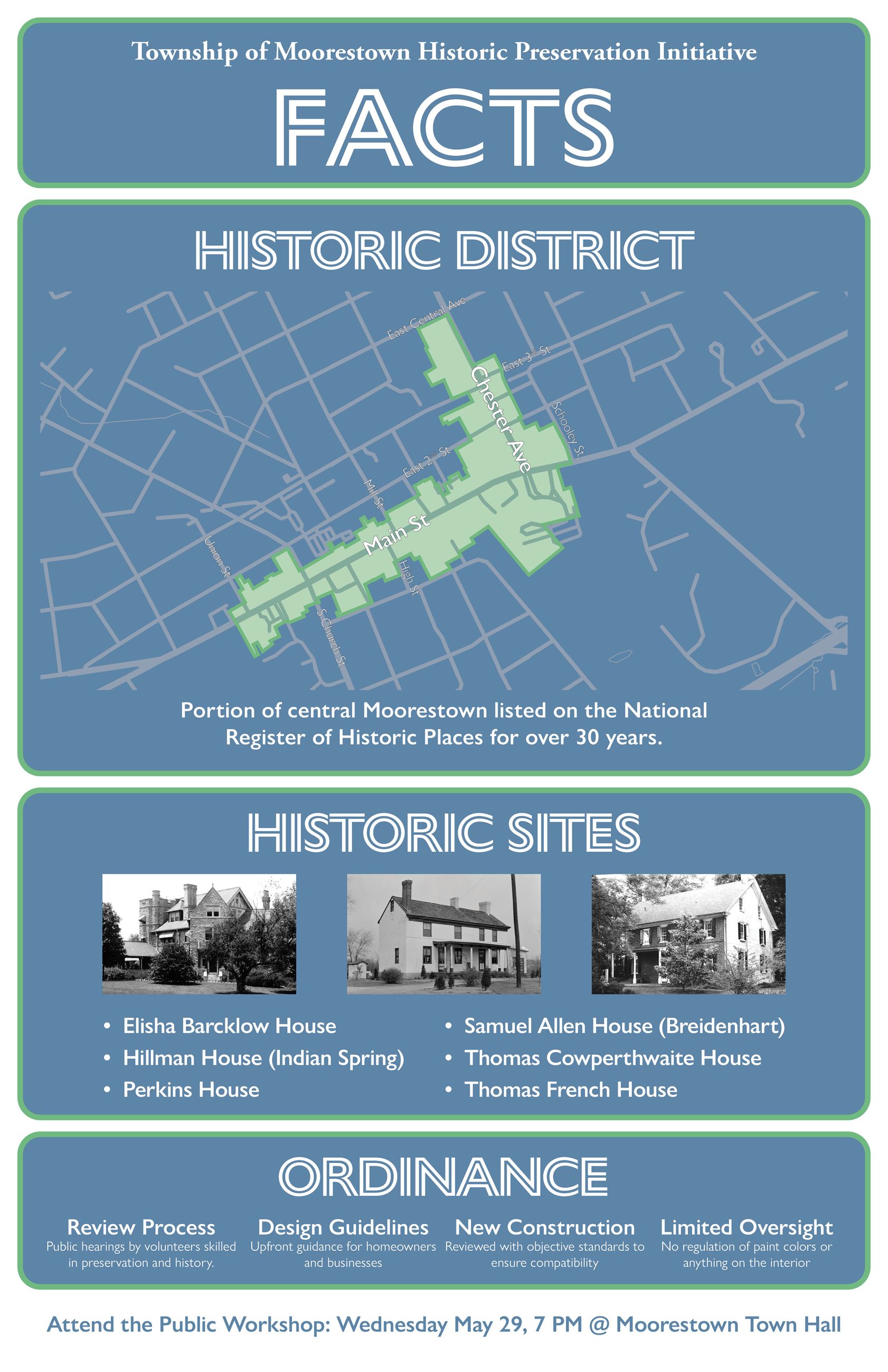 Historic Preservation flyer.